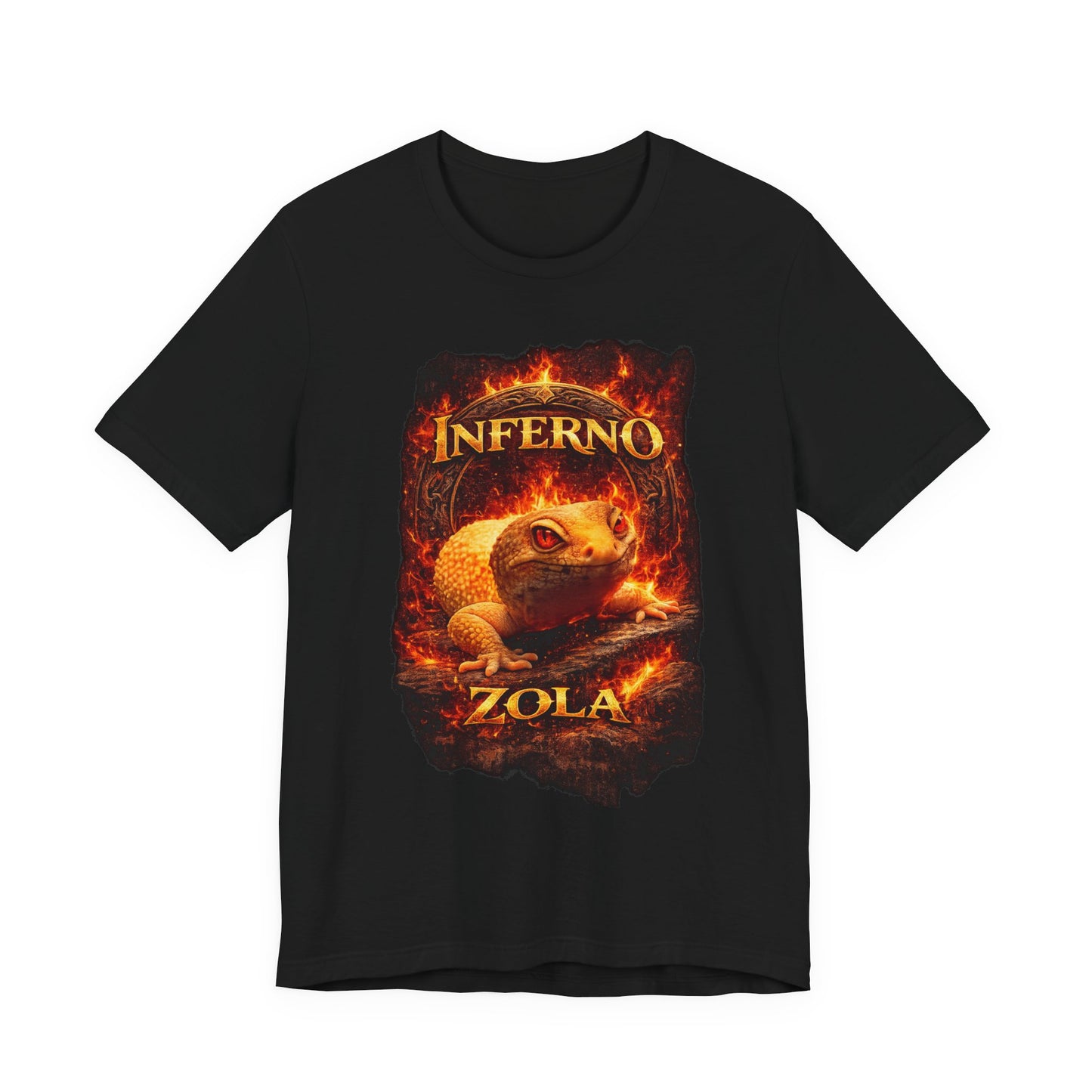 Inferno Line - Zola Premium Black Edition Tee - Bell Albino