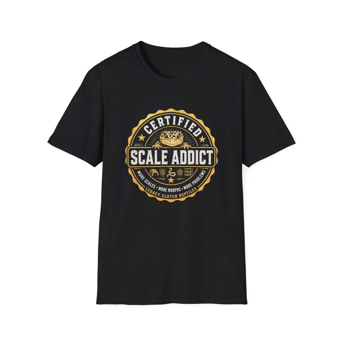 Certified Scale Addict – Premium Leopard Gecko Shirt