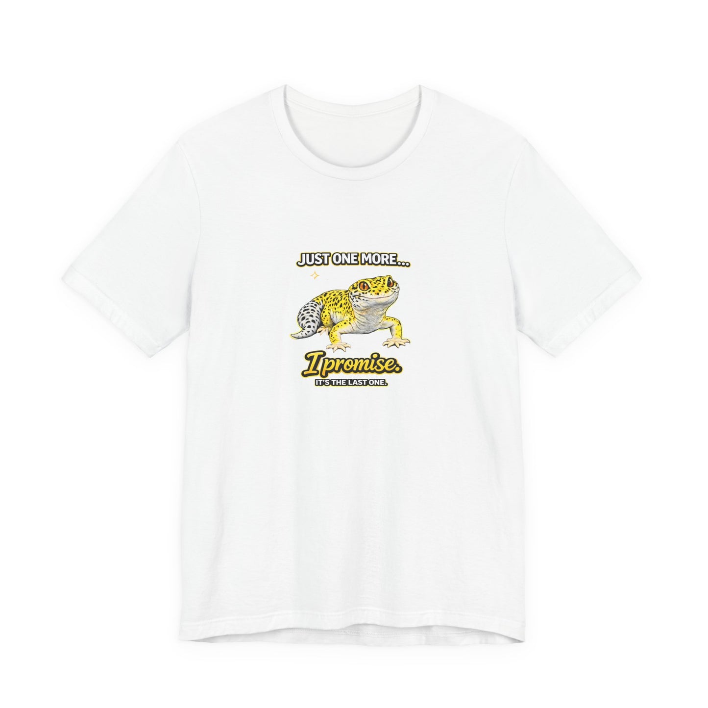 Just One More Leopard Gecko Shirt – Funny Reptile Keeper T-Shirt
