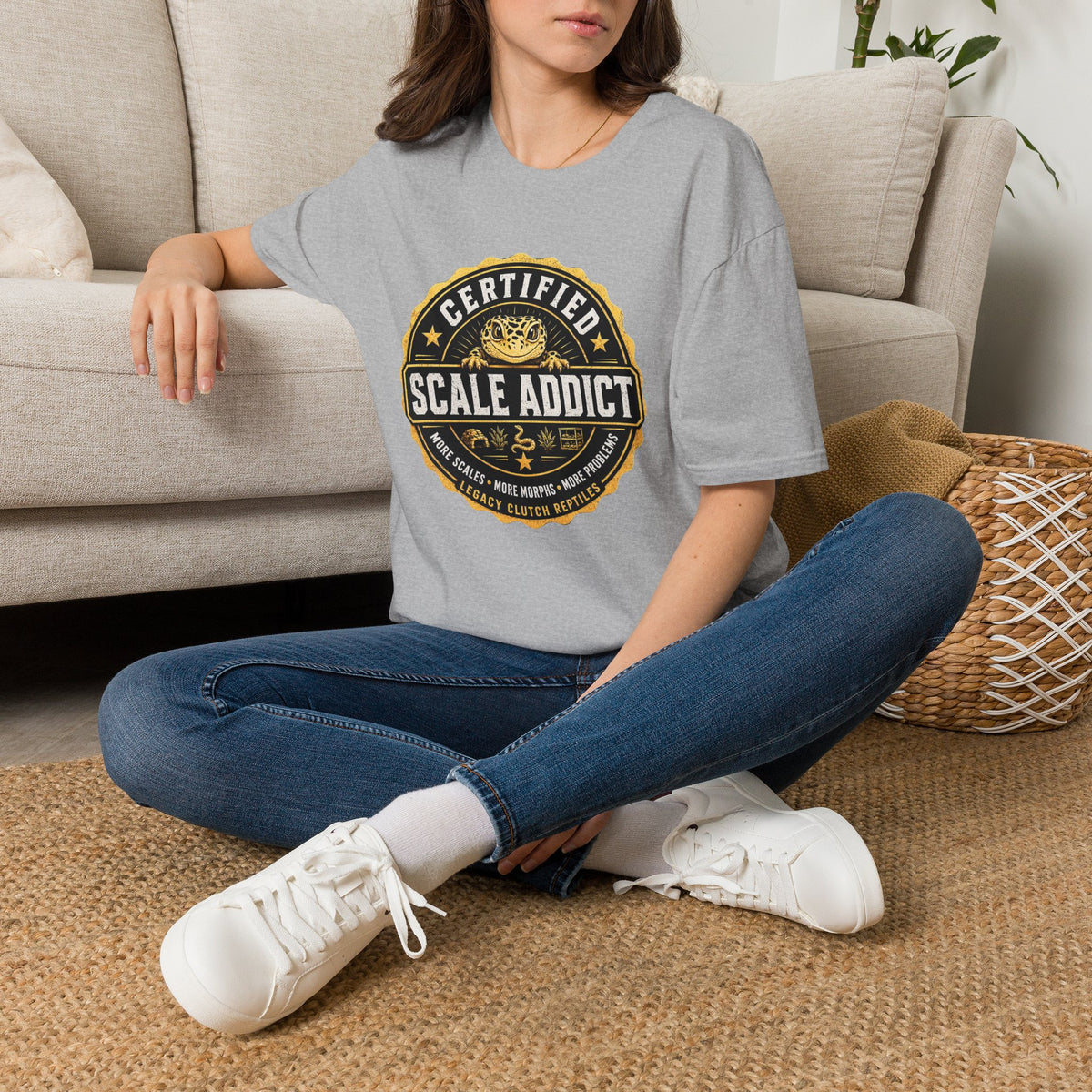 Certified Scale Addict – Premium Leopard Gecko Shirt