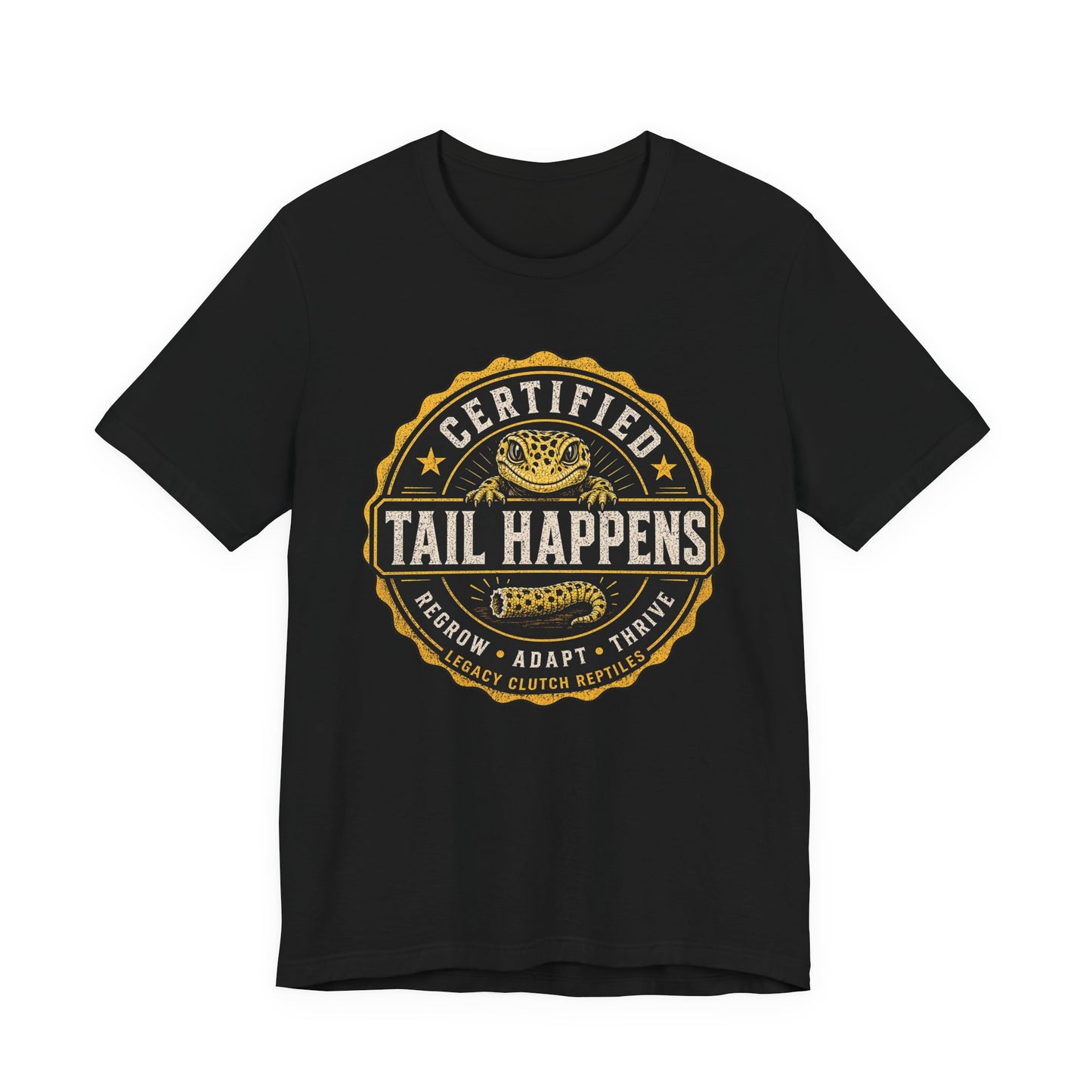Certified Tail Happens – Leopard Gecko Shirt (Regrow. Adapt. Thrive.)