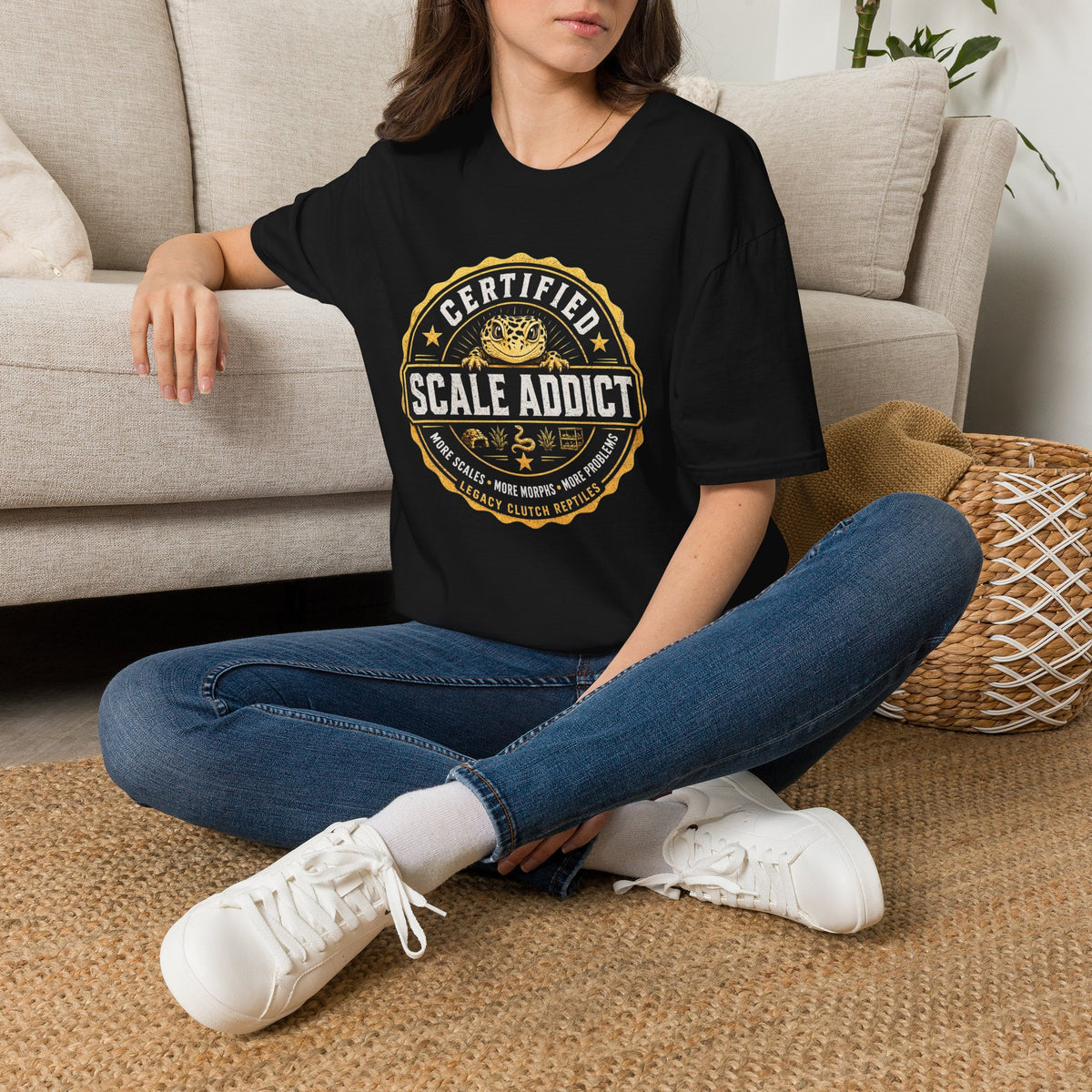 Certified Scale Addict – Premium Leopard Gecko Shirt