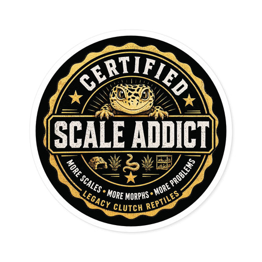 Legacy Clutch Reptiles – Scale Addict Sticker