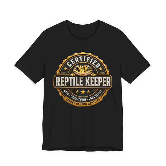 Certified Reptile Keeper – Premium Leopard Gecko Shirt