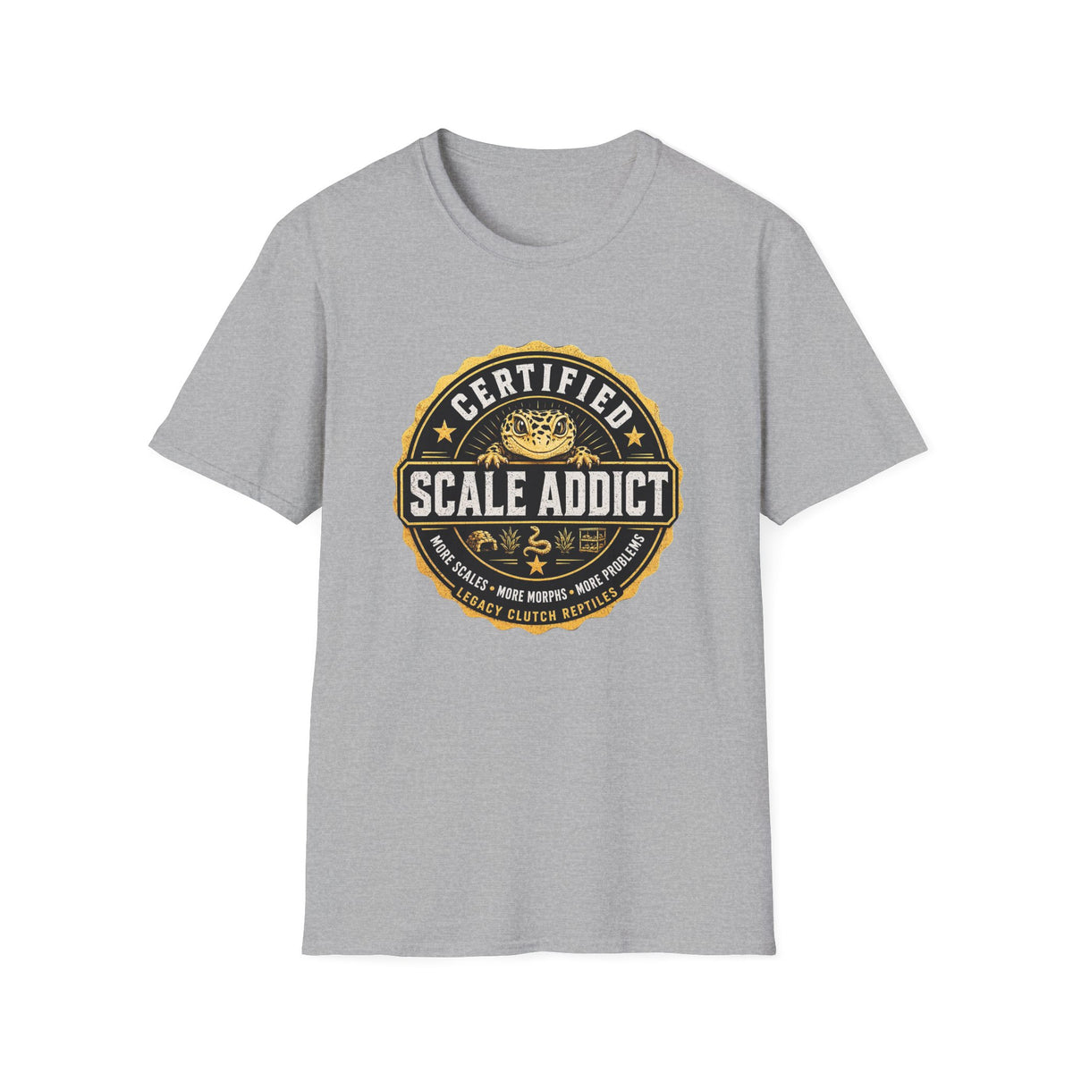 Certified Scale Addict – Premium Leopard Gecko Shirt