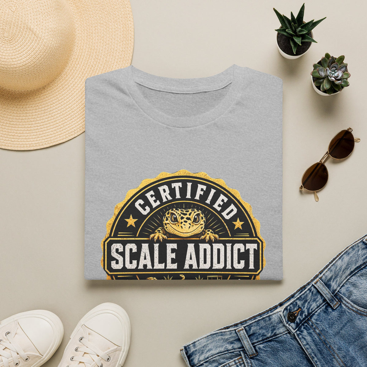 Certified Scale Addict – Premium Leopard Gecko Shirt