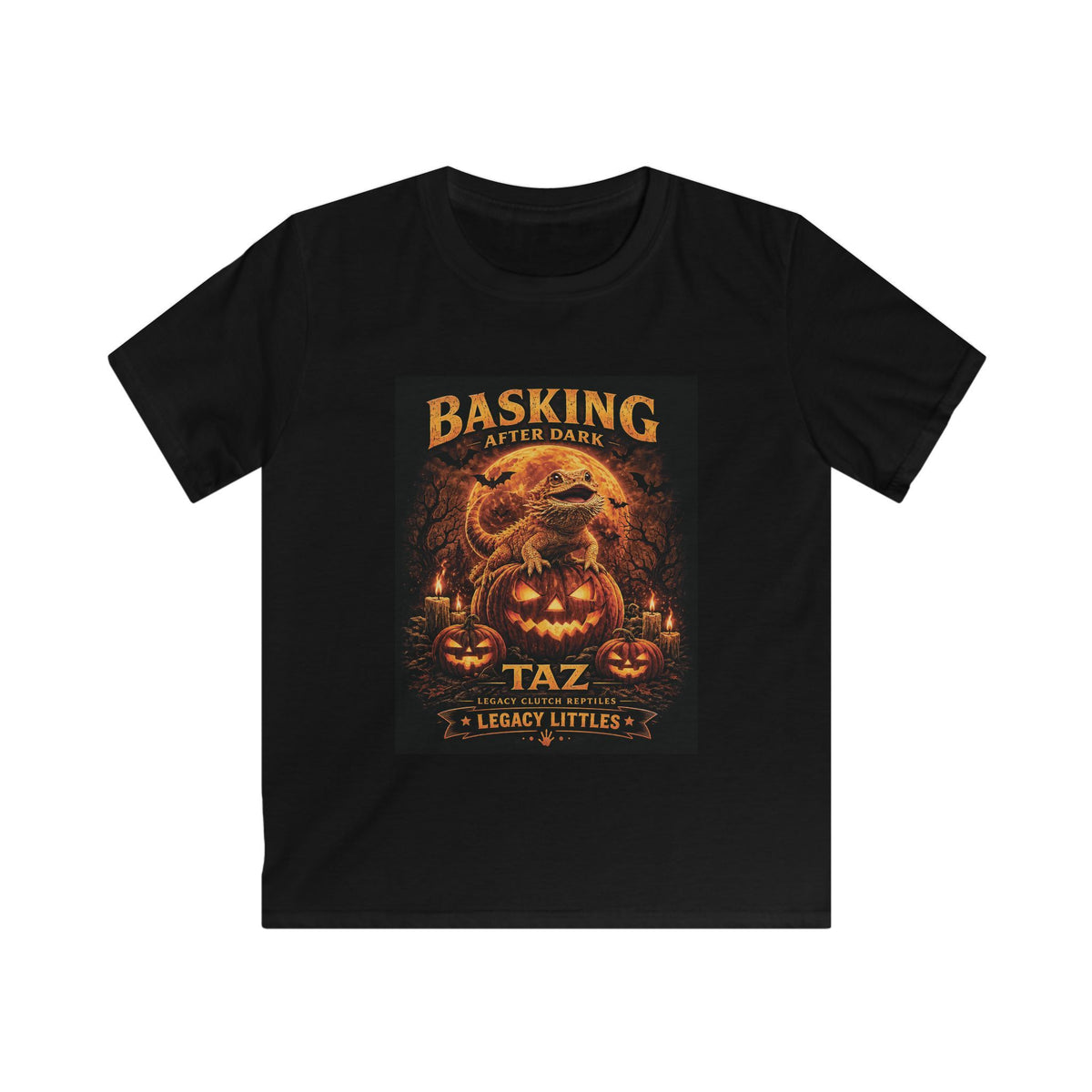🎃 Basking After Dark - Taz, Legacy Littles Halloween Tee