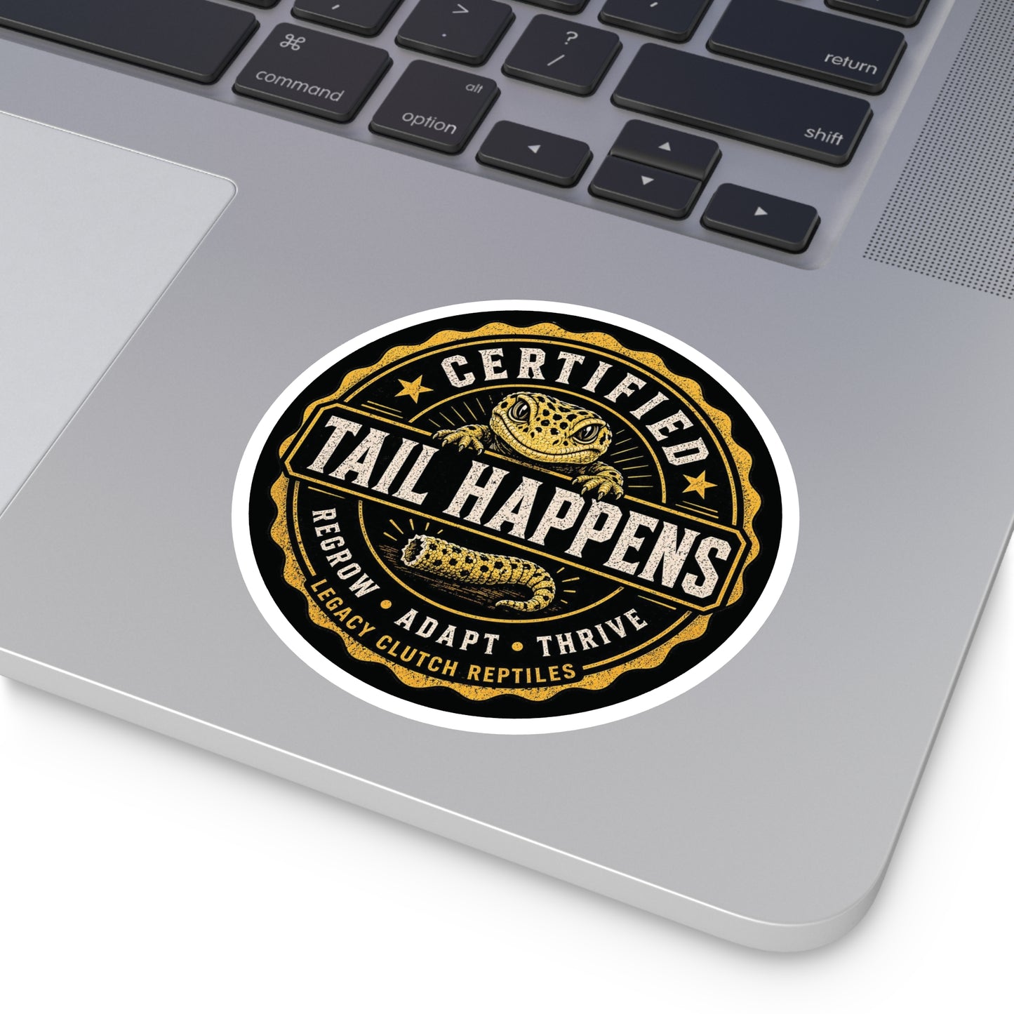 Legacy Clutch Reptiles – Tail Happens Sticker