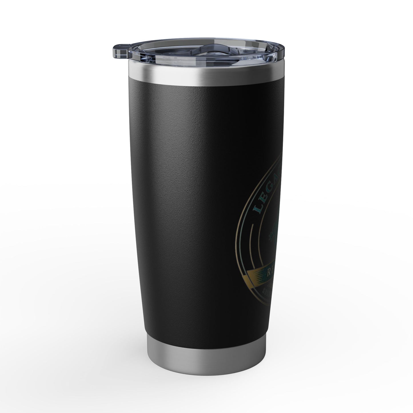 Legacy Clutch Reptiles Premium Black Stainless Tumbler – 20oz