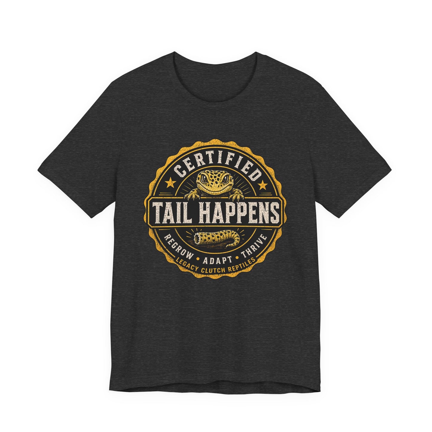 Certified Tail Happens – Leopard Gecko Shirt (Regrow. Adapt. Thrive.)