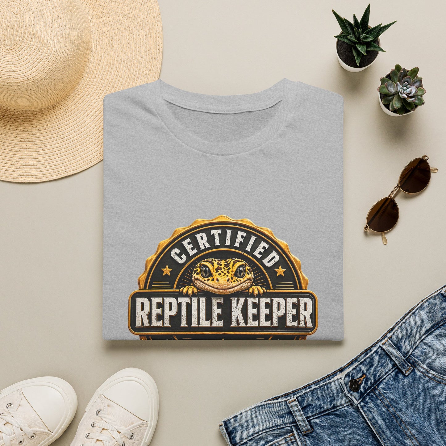 Certified Reptile Keeper – Premium Leopard Gecko Shirt